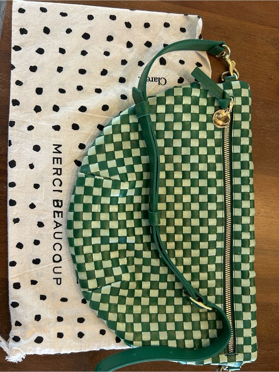 Clare V. Handbags - Clare V Grande Fanny Fern and Mist